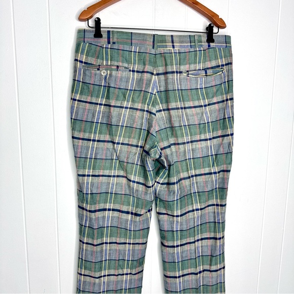 Vintage Indian Madras Plaid Lightweight Pants - Picture 10 of 11